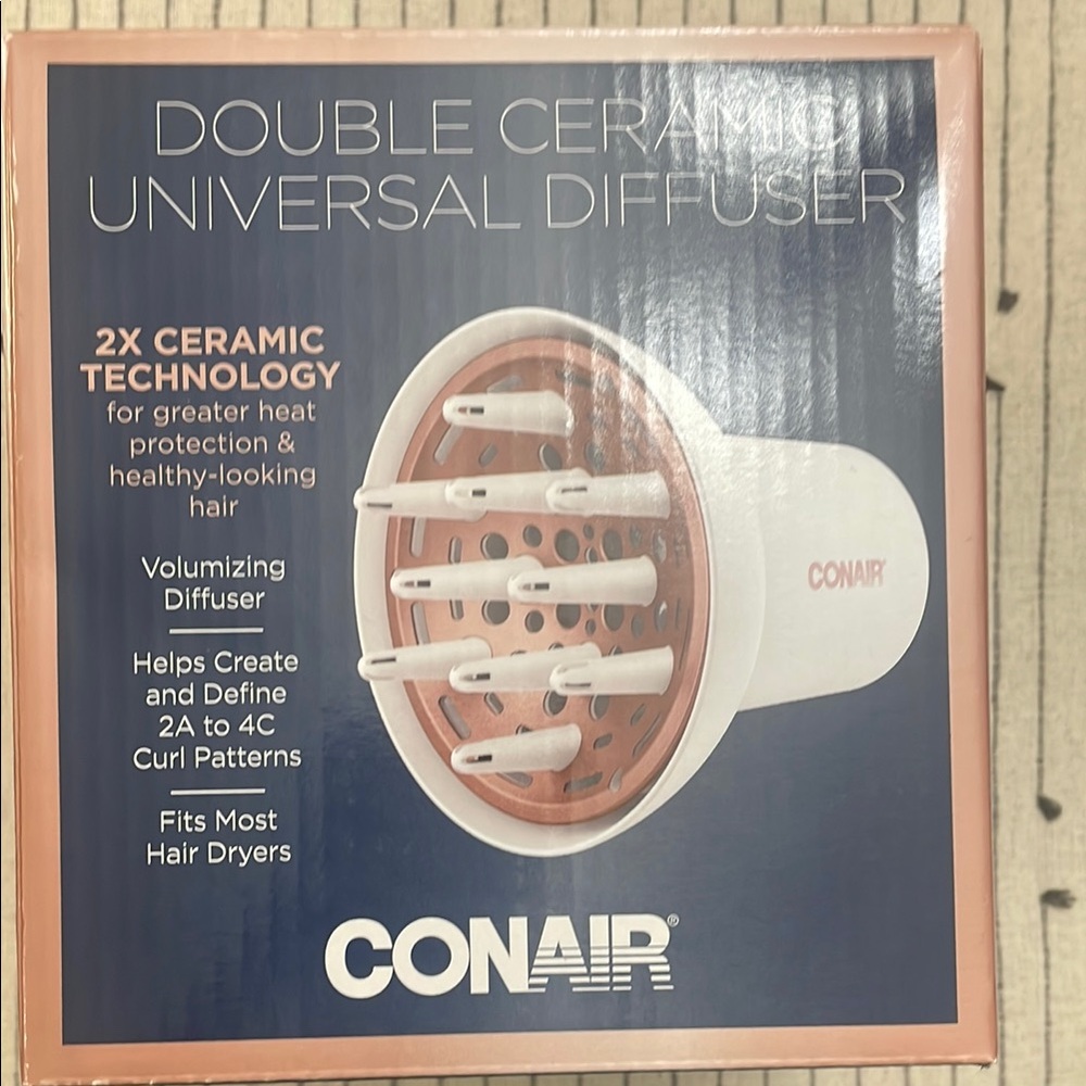 White and Pink Double Ceramic Universal Diffuser